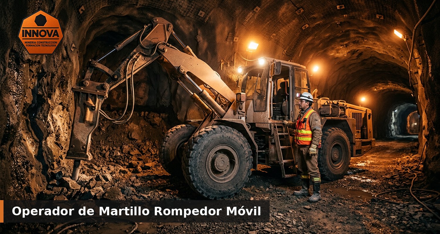 Curso Operador de Martillo Rompedor Móvil Mina Subterránea